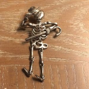 Skeleton brooch